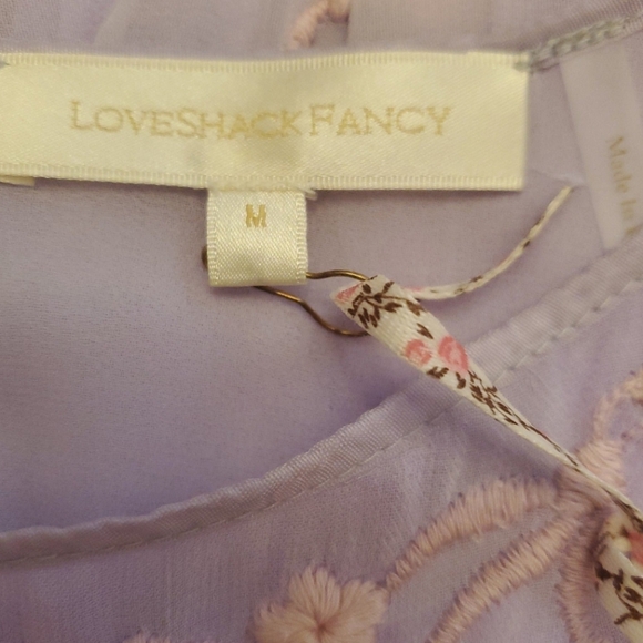 Bridgely Dress in Amethyst by LoveShackFancy NWT Medium - Picture 10 of 12